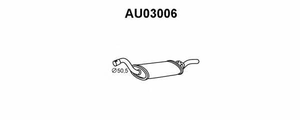 Veneporte AU03006 End Silencer AU03006: Buy near me at 2407.PL in Poland at an Affordable price!