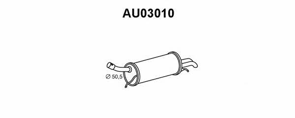 Veneporte AU03010 End Silencer AU03010: Buy near me in Poland at 2407.PL - Good price!