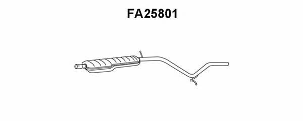 Veneporte FA25801 Глушник, середня частина FA25801: Приваблива ціна - Купити у Польщі на 2407.PL!