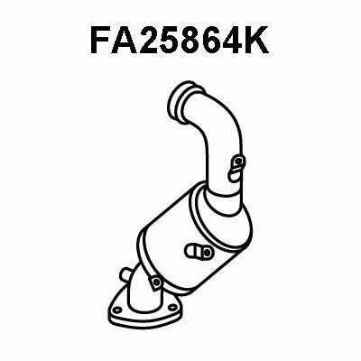 Veneporte FA25864K Catalytic Converter FA25864K: Buy near me in Poland at 2407.PL - Good price!