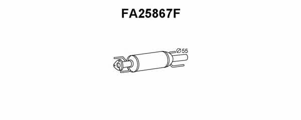 Veneporte FA25867F Diesel particulate filter DPF FA25867F: Buy near me in Poland at 2407.PL - Good price!