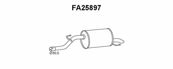 Veneporte FA25897 End Silencer FA25897: Buy near me at 2407.PL in Poland at an Affordable price!