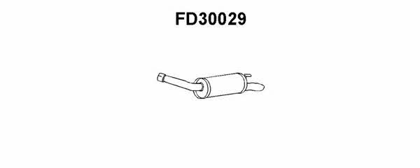 Veneporte FD30029 Tłumik, część tylna FD30029: Atrakcyjna cena w Polsce na 2407.PL - Zamów teraz!