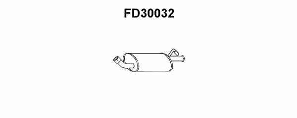 Veneporte FD30032 End Silencer FD30032: Buy near me in Poland at 2407.PL - Good price!