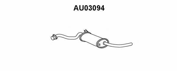Veneporte AU03094 Глушитель, задняя часть AU03094: Отличная цена - Купить в Польше на 2407.PL!