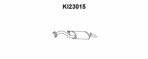 Veneporte KI23015 Глушитель, задняя часть KI23015: Отличная цена - Купить в Польше на 2407.PL!