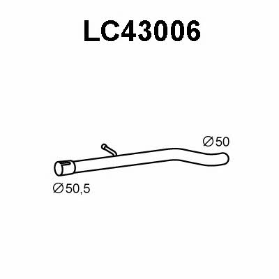 Veneporte LC43006 Вихлопна труба LC43006: Приваблива ціна - Купити у Польщі на 2407.PL!