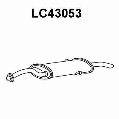 Veneporte LC43053 End Silencer LC43053: Buy near me in Poland at 2407.PL - Good price!