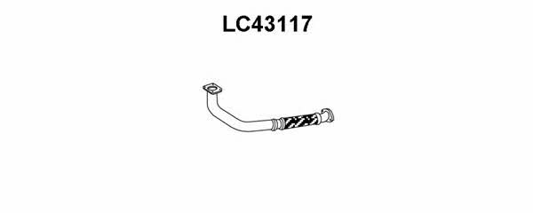 Veneporte LC43117 Exhaust pipe LC43117: Buy near me in Poland at 2407.PL - Good price!