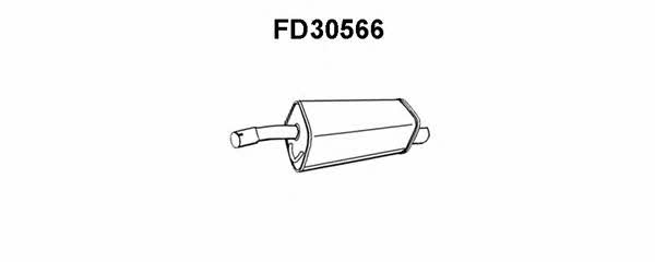 Veneporte FD30566 End Silencer FD30566: Buy near me in Poland at 2407.PL - Good price!