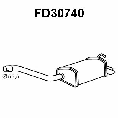 Veneporte FD30740 Endschalldämpfer FD30740: Kaufen Sie zu einem guten Preis in Polen bei 2407.PL!