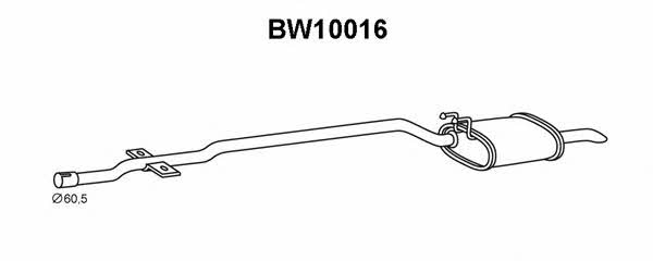 Veneporte BW10016 Глушитель, задняя часть BW10016: Отличная цена - Купить в Польше на 2407.PL!
