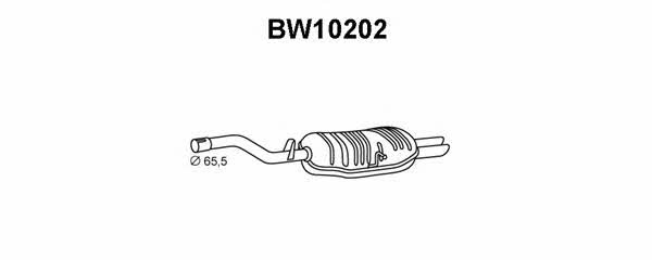 Veneporte BW10202 Глушник, задня частина BW10202: Приваблива ціна - Купити у Польщі на 2407.PL!