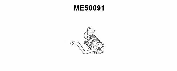 Veneporte ME50091 Глушитель, задняя часть ME50091: Отличная цена - Купить в Польше на 2407.PL!