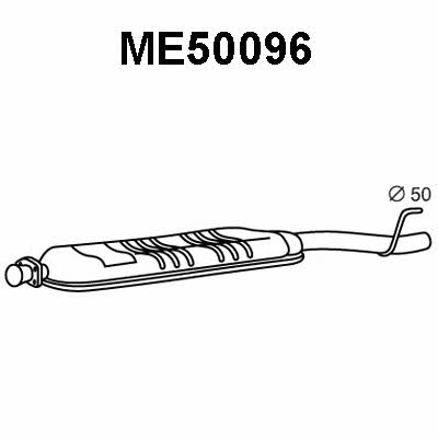 Veneporte ME50096 Central silencer ME50096: Buy near me in Poland at 2407.PL - Good price!