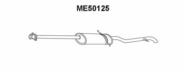 Veneporte ME50125 Глушитель, задняя часть ME50125: Отличная цена - Купить в Польше на 2407.PL!