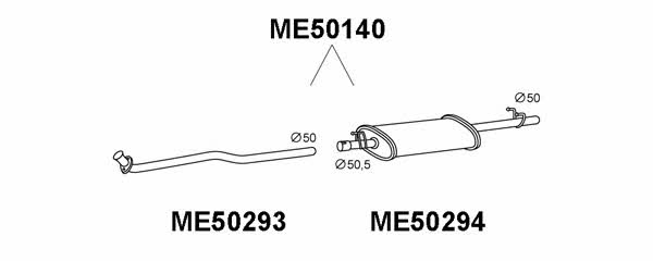 Veneporte ME50140 Endschalldämpfer ME50140: Kaufen Sie zu einem guten Preis in Polen bei 2407.PL!