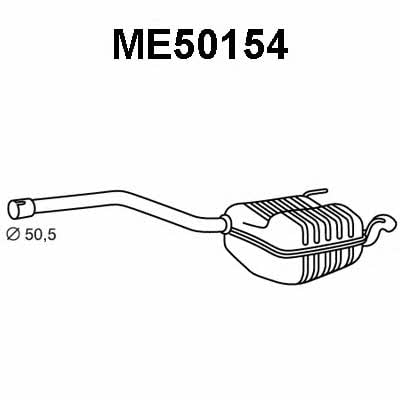 Veneporte ME50154 End Silencer ME50154: Buy near me in Poland at 2407.PL - Good price!
