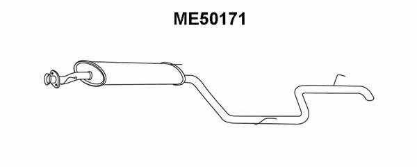 Veneporte ME50171 End Silencer ME50171: Buy near me in Poland at 2407.PL - Good price!
