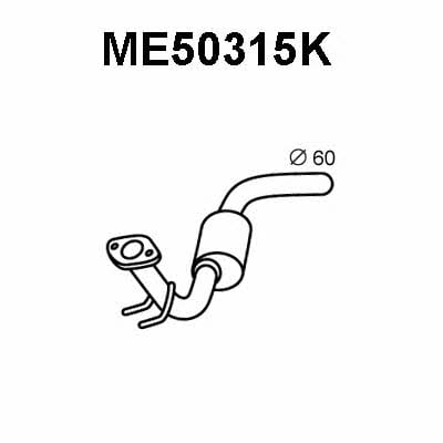Veneporte ME50315K Catalytic Converter ME50315K: Buy near me in Poland at 2407.PL - Good price!