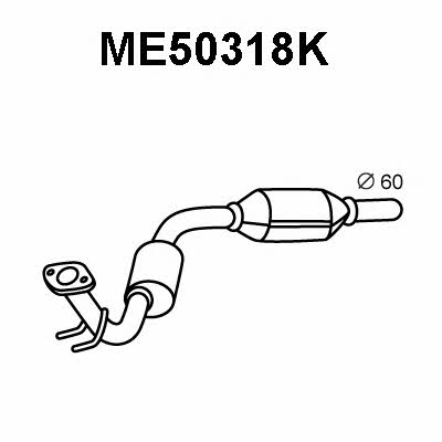 Veneporte ME50318K Catalytic Converter ME50318K: Buy near me in Poland at 2407.PL - Good price!
