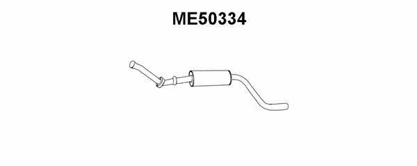 Veneporte ME50334 Глушитель, средняя часть ME50334: Отличная цена - Купить в Польше на 2407.PL!