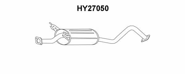 Veneporte HY27050 End Silencer HY27050: Buy near me in Poland at 2407.PL - Good price!