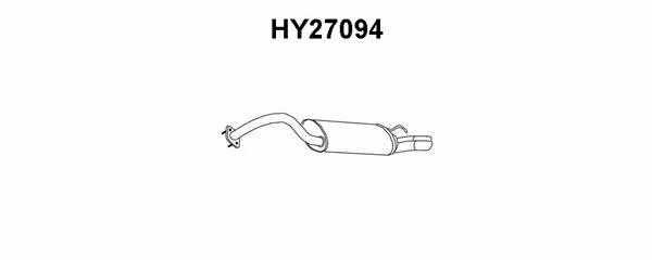 Veneporte HY27094 End Silencer HY27094: Buy near me in Poland at 2407.PL - Good price!