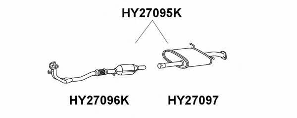 Veneporte HY27097 End Silencer HY27097: Buy near me at 2407.PL in Poland at an Affordable price!