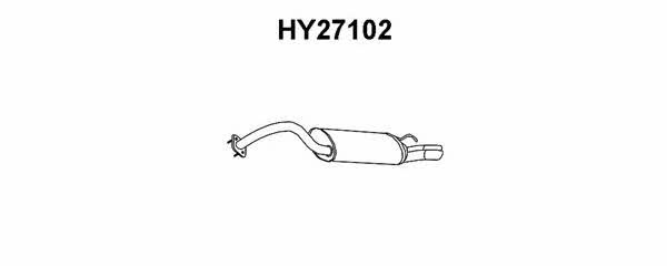 Veneporte HY27102 End Silencer HY27102: Buy near me in Poland at 2407.PL - Good price!