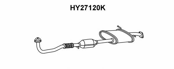 Veneporte HY27120K Catalytic Converter HY27120K: Buy near me in Poland at 2407.PL - Good price!