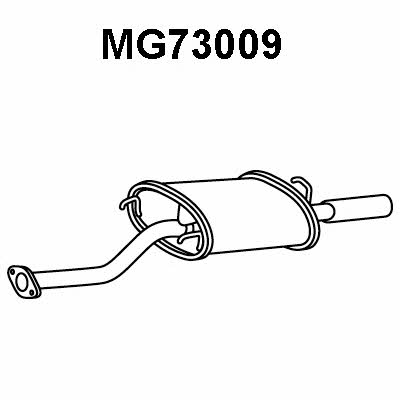 Veneporte MG73009 Tłumik, część tylna MG73009: Dobra cena w Polsce na 2407.PL - Kup Teraz!