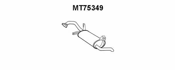 Veneporte MT75349 Глушитель, задняя часть MT75349: Отличная цена - Купить в Польше на 2407.PL!