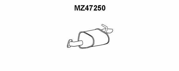 Veneporte MZ47250 End Silencer MZ47250: Buy near me in Poland at 2407.PL - Good price!