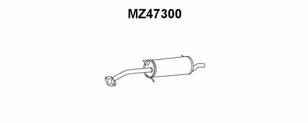 Veneporte MZ47300 Глушитель, задняя часть MZ47300: Отличная цена - Купить в Польше на 2407.PL!