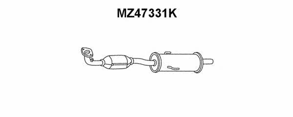 Veneporte MZ47331K Catalytic Converter MZ47331K: Buy near me in Poland at 2407.PL - Good price!