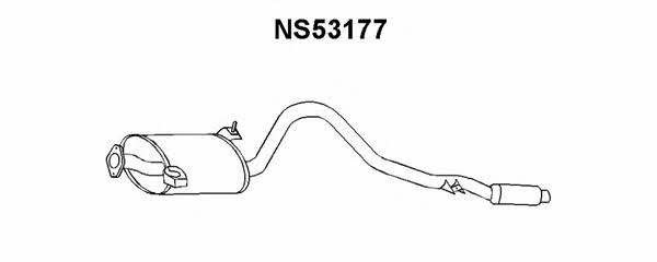 Veneporte NS53177 End Silencer NS53177: Buy near me in Poland at 2407.PL - Good price!
