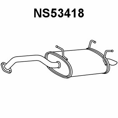 Veneporte NS53418 End Silencer NS53418: Buy near me in Poland at 2407.PL - Good price!