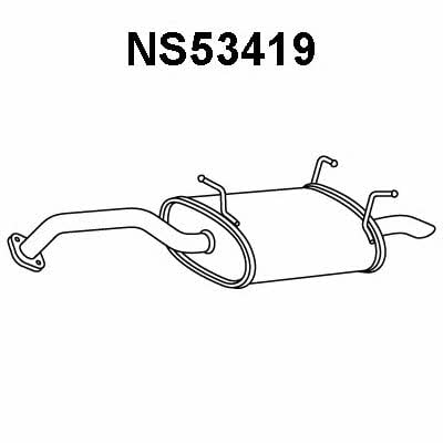 Veneporte NS53419 End Silencer NS53419: Buy near me in Poland at 2407.PL - Good price!