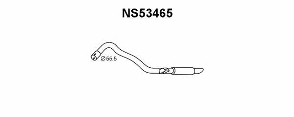 Veneporte NS53465 Exhaust pipe NS53465: Buy near me at 2407.PL in Poland at an Affordable price!