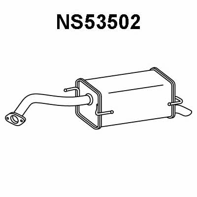 Veneporte NS53502 End Silencer NS53502: Buy near me in Poland at 2407.PL - Good price!