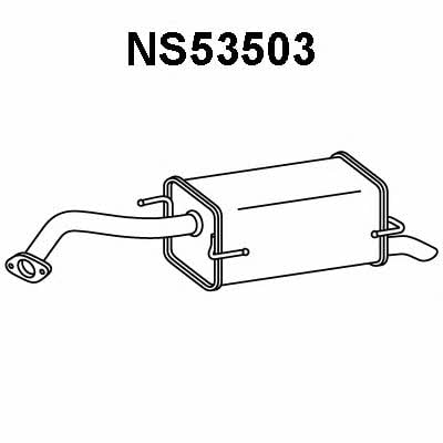 Veneporte NS53503 End Silencer NS53503: Buy near me in Poland at 2407.PL - Good price!