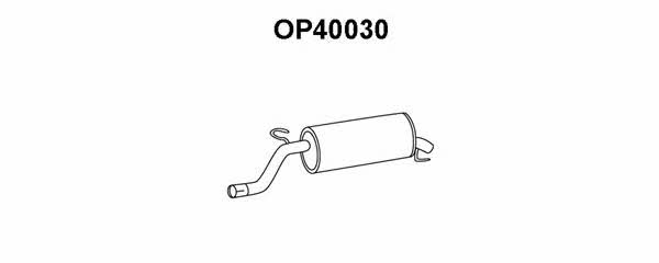Veneporte OP40030 Глушник, задня частина OP40030: Приваблива ціна - Купити у Польщі на 2407.PL!