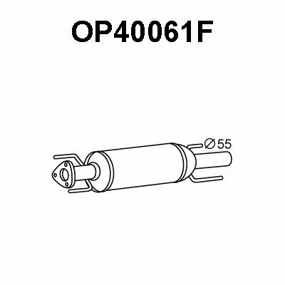 Veneporte OP40061F Diesel particulate filter DPF OP40061F: Buy near me in Poland at 2407.PL - Good price!
