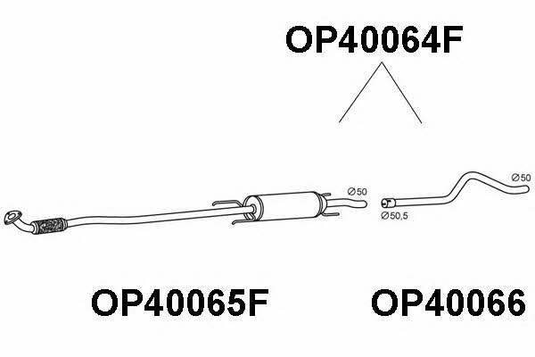 Veneporte OP40064F Dieselpartikelfilter DPF OP40064F: Kaufen Sie zu einem guten Preis in Polen bei 2407.PL!