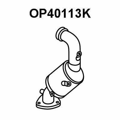 Veneporte OP40113K Catalytic Converter OP40113K: Buy near me in Poland at 2407.PL - Good price!