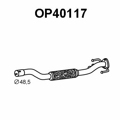 Veneporte OP40117 Exhaust pipe OP40117: Buy near me in Poland at 2407.PL - Good price!