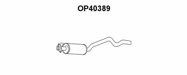 Veneporte OP40389 Глушитель, средняя часть OP40389: Отличная цена - Купить в Польше на 2407.PL!