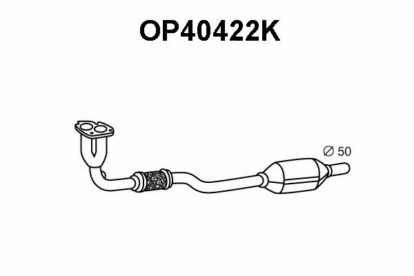 Veneporte OP40422K Катализатор OP40422K: Отличная цена - Купить в Польше на 2407.PL!