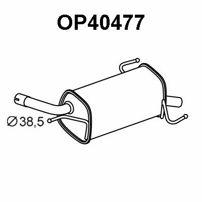 Veneporte OP40477 Endschalldämpfer OP40477: Kaufen Sie zu einem guten Preis in Polen bei 2407.PL!